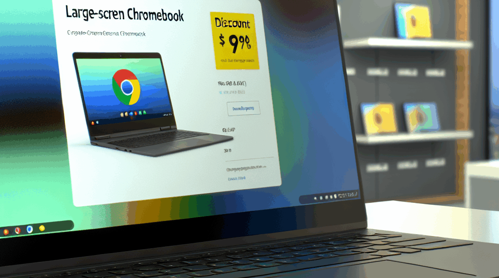 The Best Big Screen Chromebook Is on Sale Now