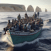 Barco con 38 inmigrantes varado en la costa portuguesa del Algarve