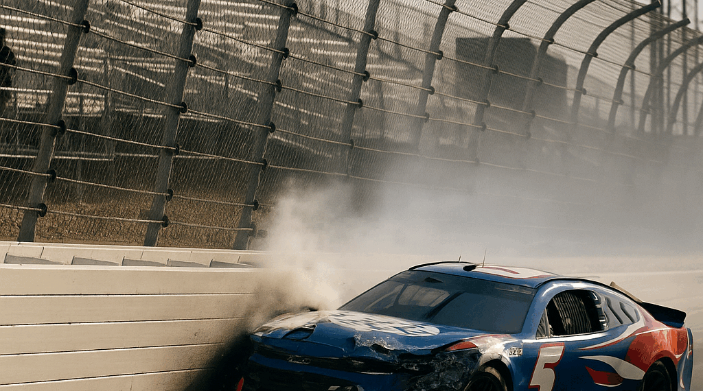 Es subcampeón, pero choca en Nashville tras la pole – El Financiero