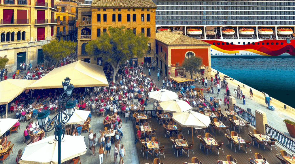 España recibe 7,5 millones de turistas de crucero hasta julio, un aumento del 16,5%, con la llegada de 2.796 embarcaciones (+22%).