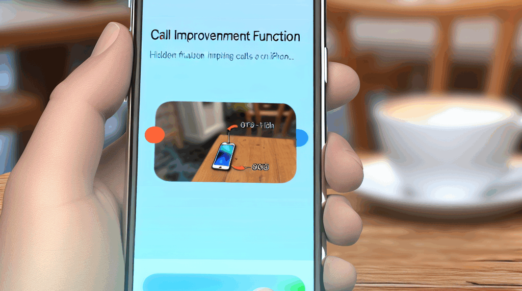 A blue iPhone 16.