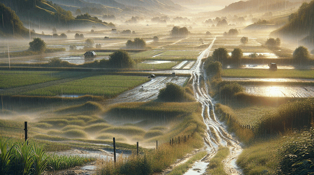 Así quedó la cancha de CU tras las fuertes lluvias en CDMX