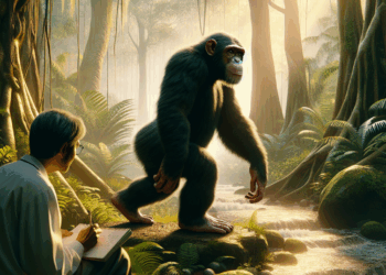 caminar sobre dos piernas podría ser una herencia del mundo arbóreo, sugiere un estudio con chimpancés en Tanzania