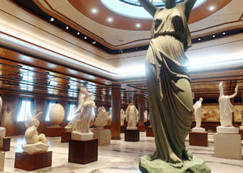 Exposición de esculturas en el exclusivo crucero boutique de lujo por el Amazonas – Dimension Turistica Magazine