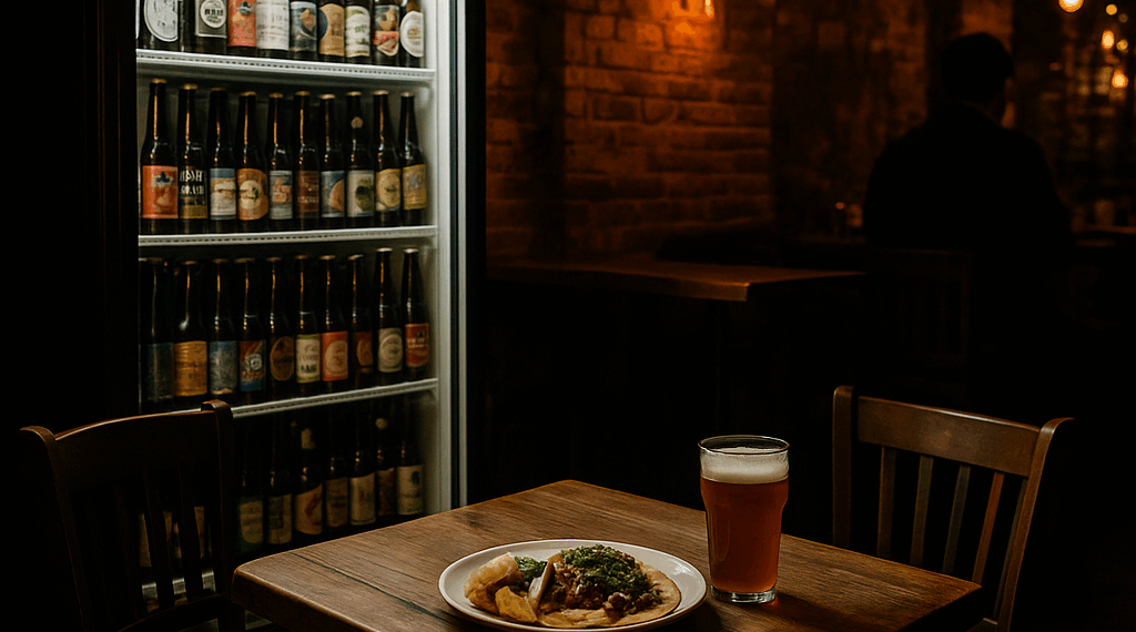 Un bar secreto donde encontrarás más de 50 opciones de cerveza junto a un delicioso menú de comida