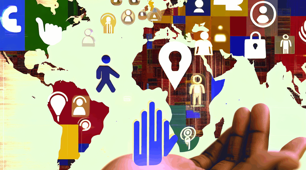 A person holding an iPhone and using Google AI Mode