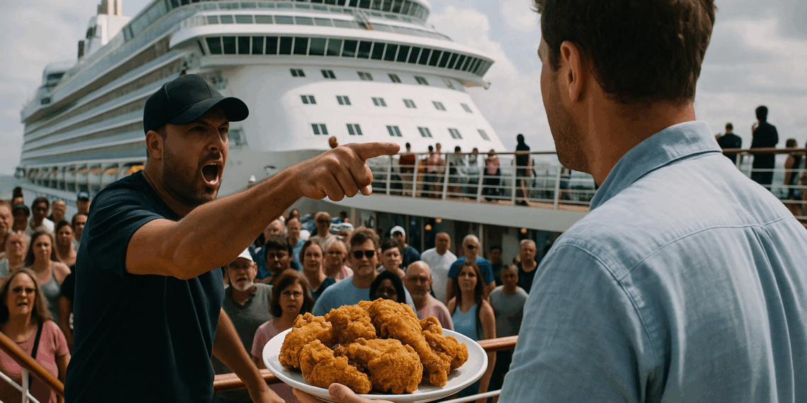 Gran confrontación en un crucero hacia Miami por un conflicto relacionado con pollo. – Dimension Turistica Magazine