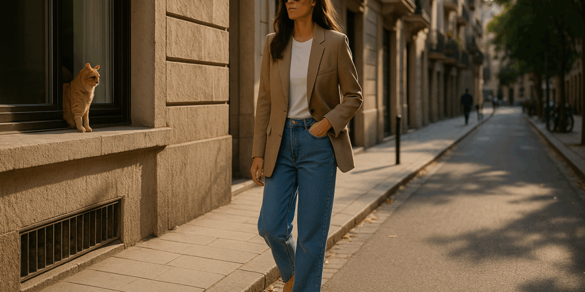Consejos para combinar jeans holgados con blazers este verano 2025 – Dimension Turistica Magazine