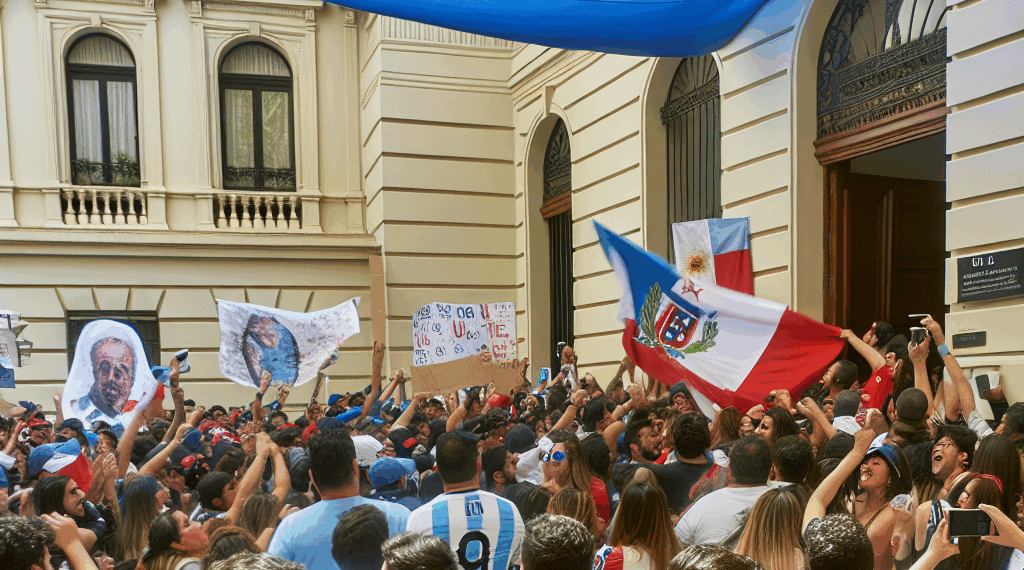 Hinchas de la U. de Chile protestan ante embajada argentina – DW – 22/08/2025