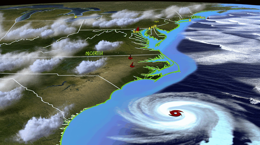 Huracán Erin se acerca a las costas de Carolina del Norte y amenaza con inundaciones