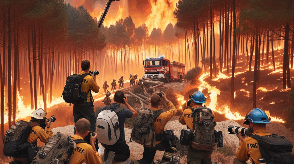 FOTOS: Así luchan bomberos y voluntarios contra los incendios que devastan España