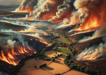 NO COMMENT: Así es como las lenguas de fuego devoran miles de hectáreas en España