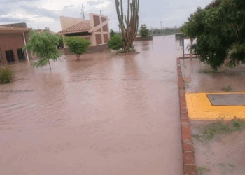 Universidad Del Bienestar En Sonora Se Inunda Por Lluvias y Basura En Coladeras