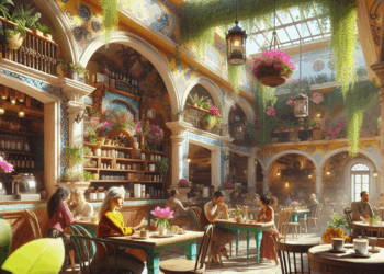 la cafetería más romántica de Neza que te regala flores con cada bebida