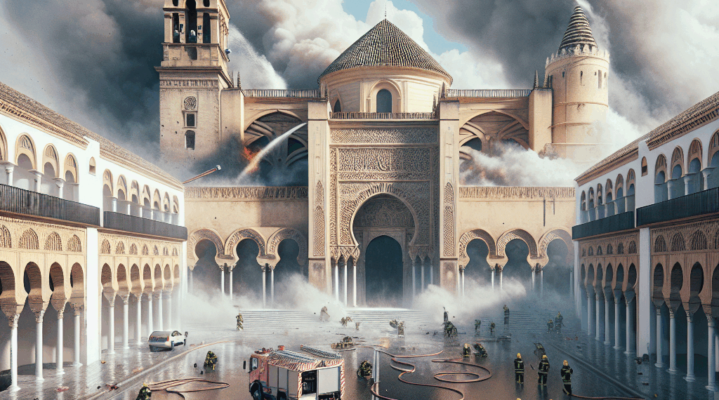 La famosa mezquita de Córdoba, "a salvo" tras el incendio que hizo temer un nuevo Notre-Dame