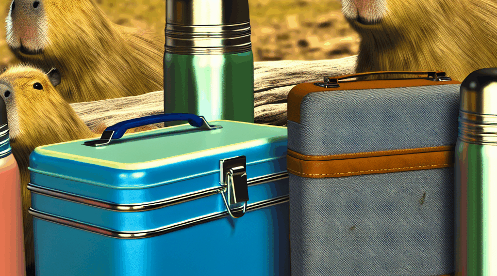 loncheras, termos y lapiceras con modelos de capibaras, Stitch y Labubus desde 15 pesos