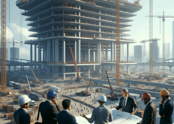Maru Campos supervisa obra de construcción del Centro de Convenciones de ciudad Cuauhtémoc