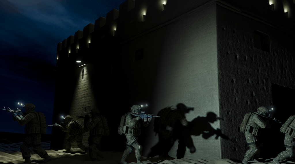 solid snake holding binoculars while covered in mud