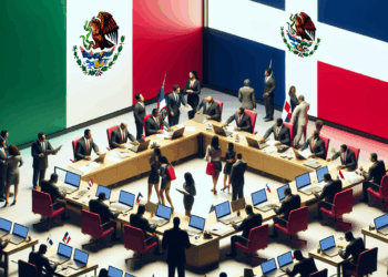 Cancilleres de México y República Dominicana estrechan cooperación bilateral