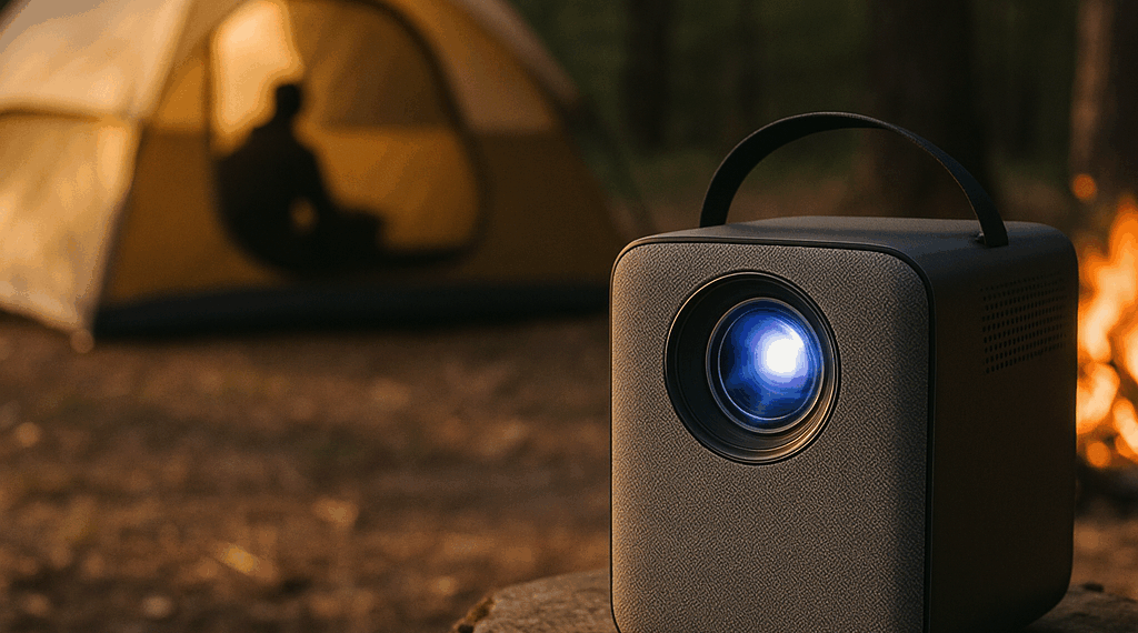 My Secret Weapon for Camping Is This Portable Projector That's 22% Off for Labor Day Weekend