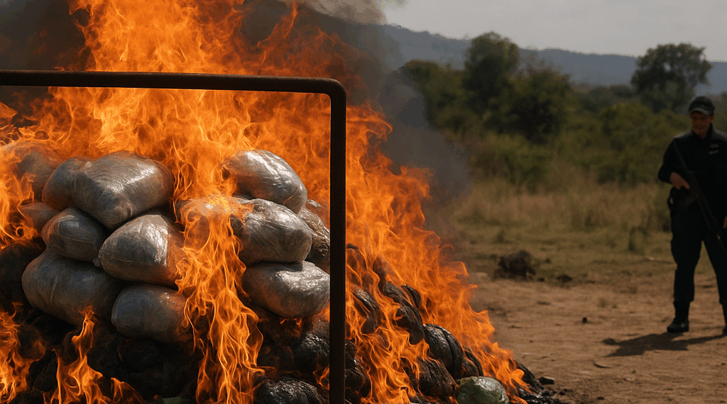 Michoacán Con M De Mota, Meta, Coca… Incineraron +400 Kgs De Drogas Y 4 Mil Pastillas - Changoonga.com