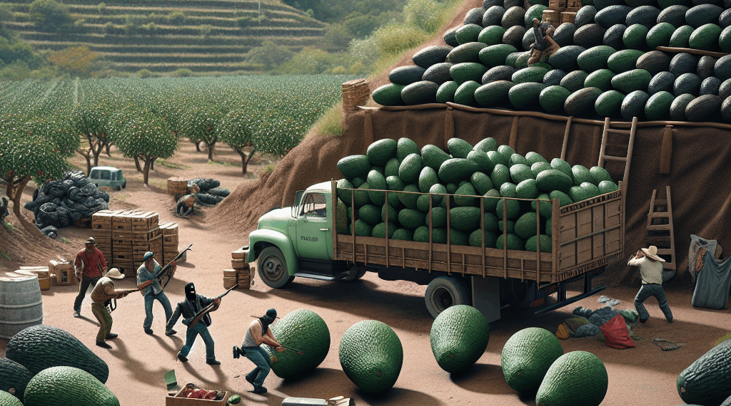 Michoacán Rojo: Asaltan Camión Para Robarse Cargamento Aguacatero En La Siglo XXI - Changoonga.com