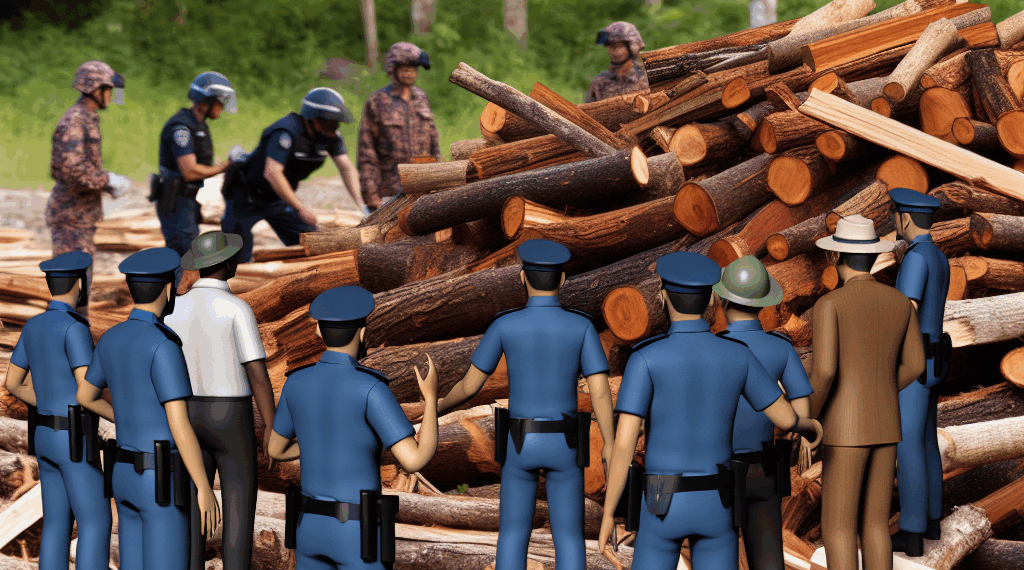 #Michoacán SSP Apaña A 10 Hombres Que Transportaban Madera Ilegal En Senguio - Changoonga.com