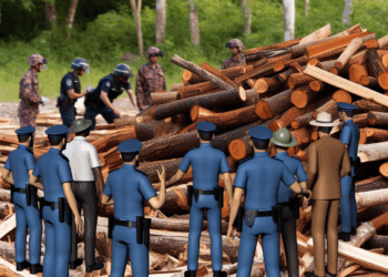 #Michoacán SSP Apaña A 10 Hombres Que Transportaban Madera Ilegal En Senguio - Changoonga.com