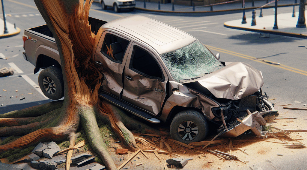 #Morelia ¡Qué Nodriza! Choca Vs Camioneta Y Palmera En Libramiento Poniente - Changoonga.com