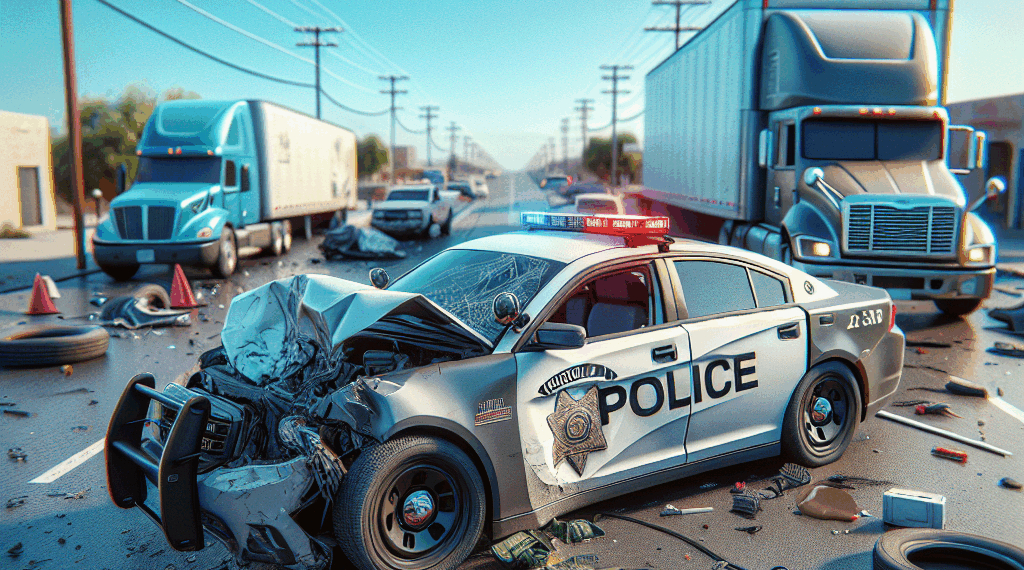 #Morelia Patrulla Se Vuelca Y Tráiler Sale Del Camino Este Sábado - Changoonga.com