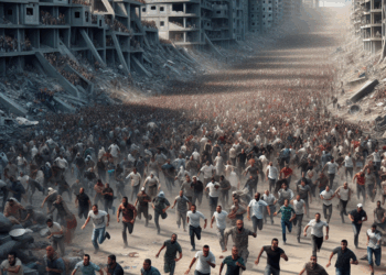 Vídeo. NO COMMENT: Multitudes se abalanzan hacia la ayuda que cae en Gaza