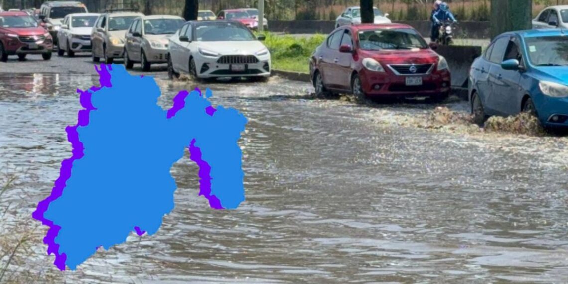 Municipios en los que cae más lluvia en el Edomex