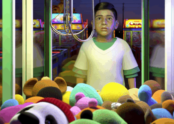 Niño queda atrapado en máquina de peluches en Santa Catarina, Nuevo León