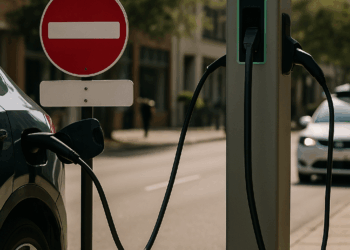 CADILLAC Escalade EV charging plug