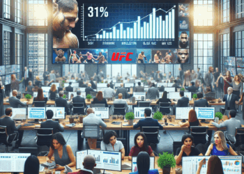 Paramount se dispara 31% en Bolsa tras millonario acuerdo para transmitir la UFC