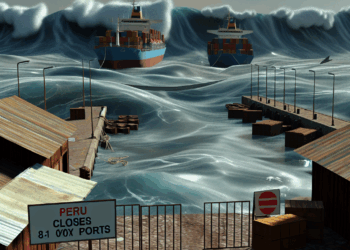 Perú cierra 88 puertos por fuertes marejadas en el Pacífico