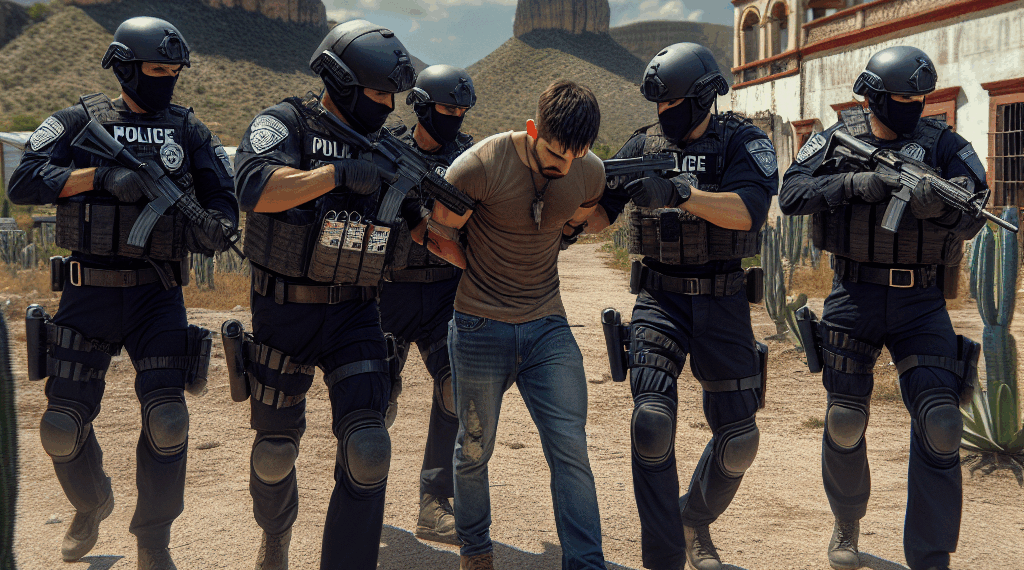 Policías de Chiapas tablean a presunto delincuente