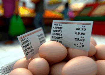 ¿Cuál es el precio del kilo de huevo en CDMX y Edomex?