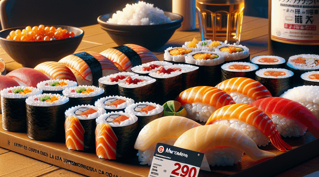 Probamos el sushi de Mercadona: opiniones y precio