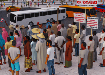 Transportistas marchan en Cancún contra UBER, pero estafan a turistas