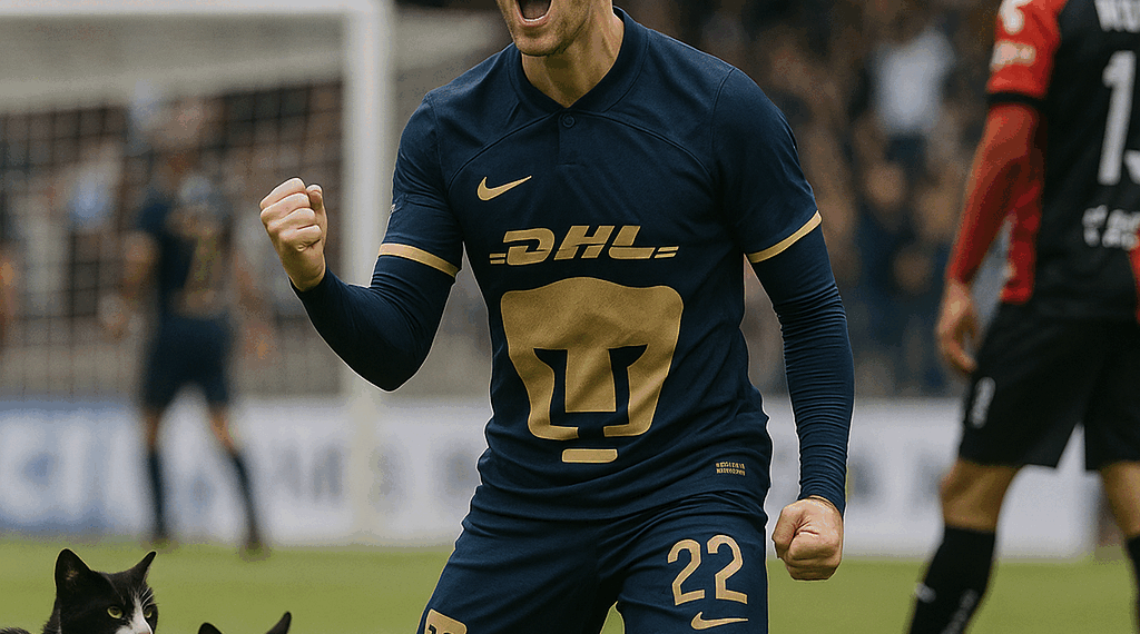 Aaron Ramsey le da la victoria a Pumas frente Atlas / Foto: Imago7