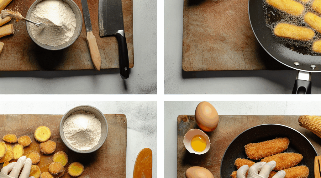 Receta de dados de Yuca rebozados