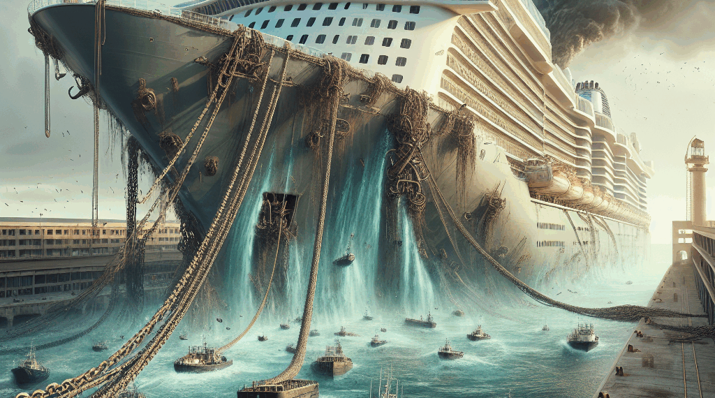 Un informe alerta del riesgo de maniobras de megacruceros en el puerto de Palma