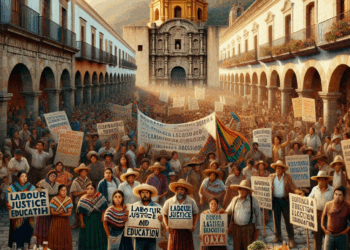 SUTTEBCEO obstructa cruce en Oaxaca para reclamar justicia en el ámbito laboral y educativo. – Dimension Turistica Magazine