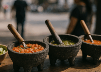 salsas que saben mejor servidas en piedra volcánica