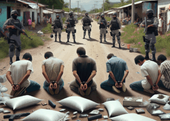 García Harfuch confirma la detención de seis sujetos que portaban armas y drogas en Tabasco