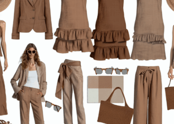 Siete Outfits Chic con Pantalones, Vestidos y Jeans en Tonos Marrones para Llevar con Estilo Este Verano 2025. – Dimension Turistica Magazine