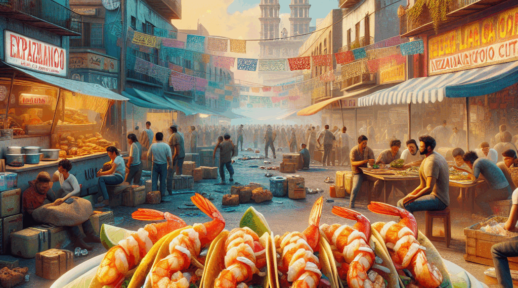 Estos son los tacos de camarón gigantes estilo Tijuana, una joya escondida en ciudad Neza que vas a querer probar