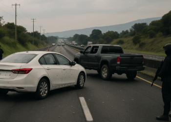 Una persona fue baleada en la autopista Puebla-Orizaba