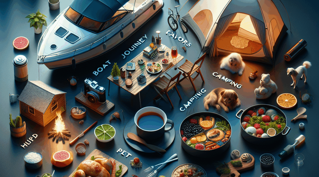trajinera, comida, camping y sí, puedes llevar a tu perro